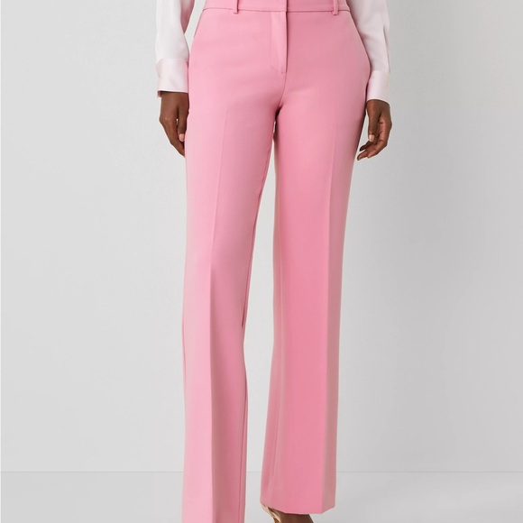 Ann Taylor Jayne Trouser - Curvy - Pink Women's Pants - Picture 1 of 3